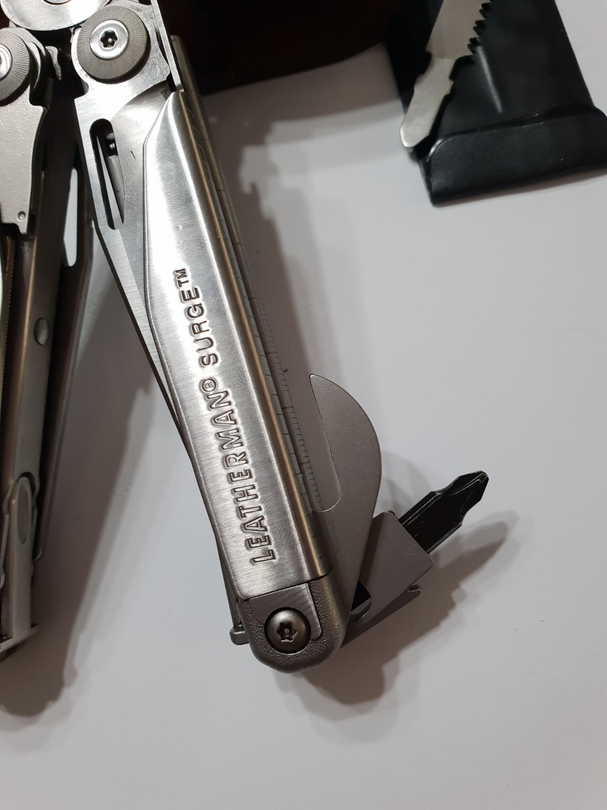 🔥🔥🔥 Leatherman Surge Gen1 Large Leather Sheath Retired Collectable Very Rare