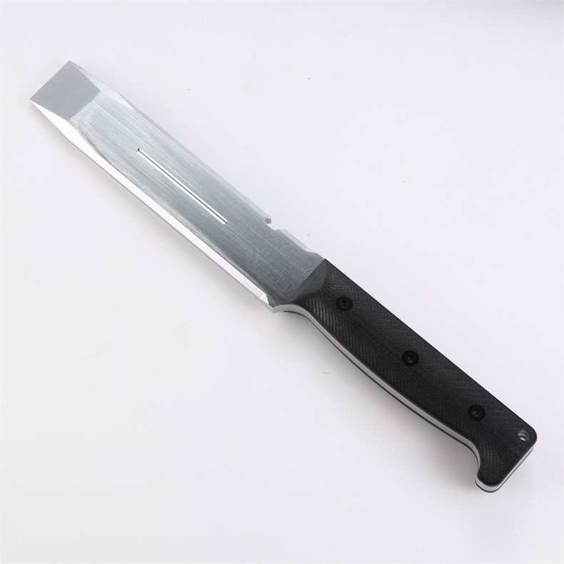 HRC55 High Hardness 440C+ Pry bar / Window Breaker G10 Handle