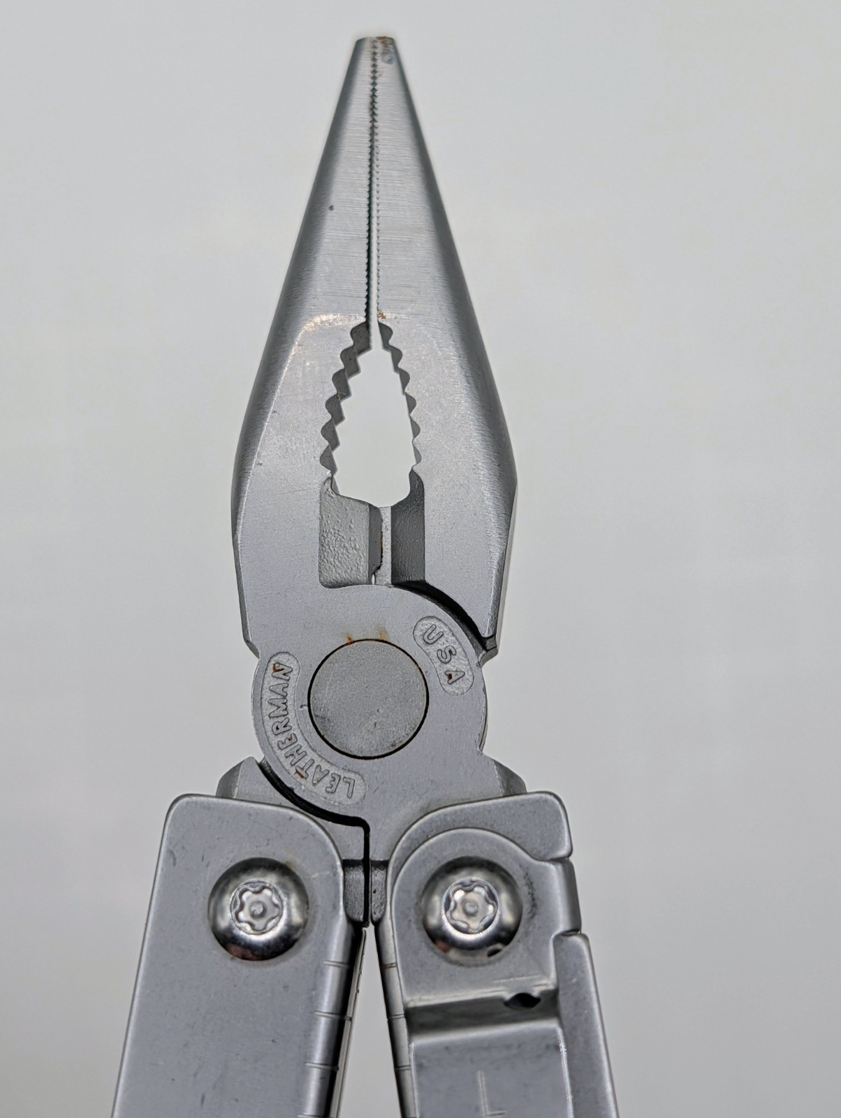 Leatherman SideClip Multi-Tool, Rare Retired Pats Pend Plier, Knife W/Belt Clip