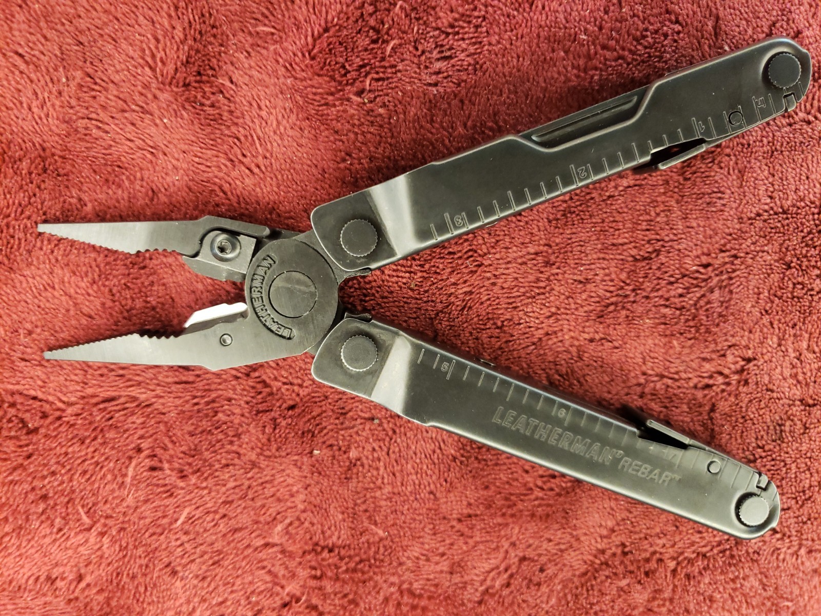 🔪 Leatherman Black Rebar Multi Tool Factory Serviced