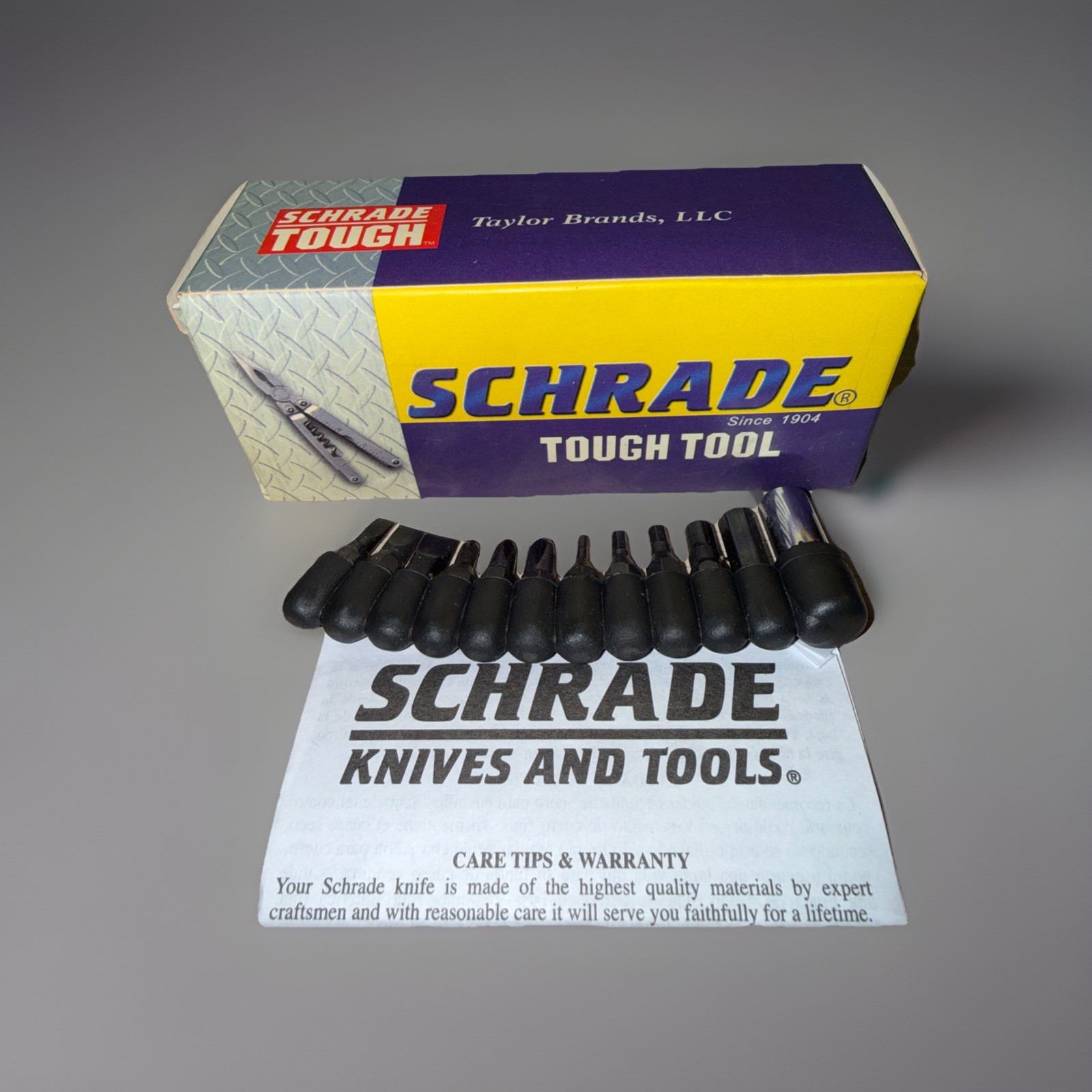 RARE Schrade ST3 Tough Tool Multi-Tool 2006 Cigar Box Classic Tobacco NIB / NOS