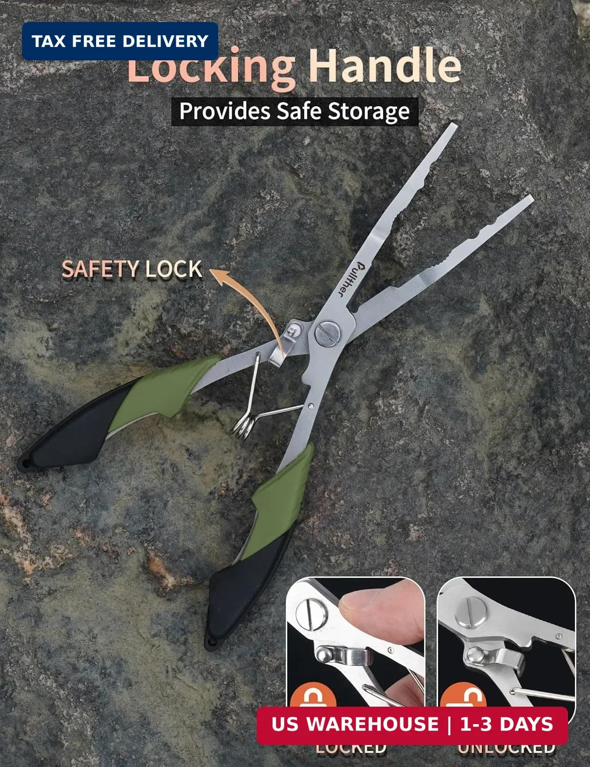 Fishing Gear,Hook Remover Fishing Pliers,Stainless Steel Fishing Tools,Multitool