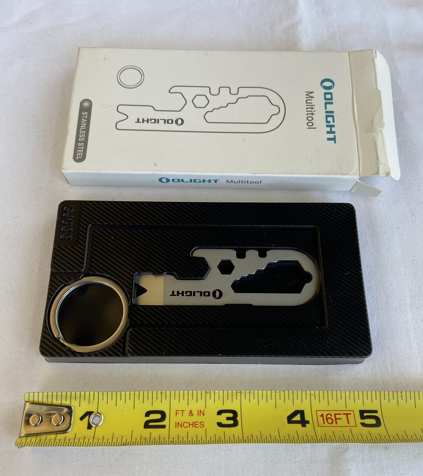 Olight Keychain Multitool, 420 Stainless Steel, Key Ring, Bottle Opener, Pry