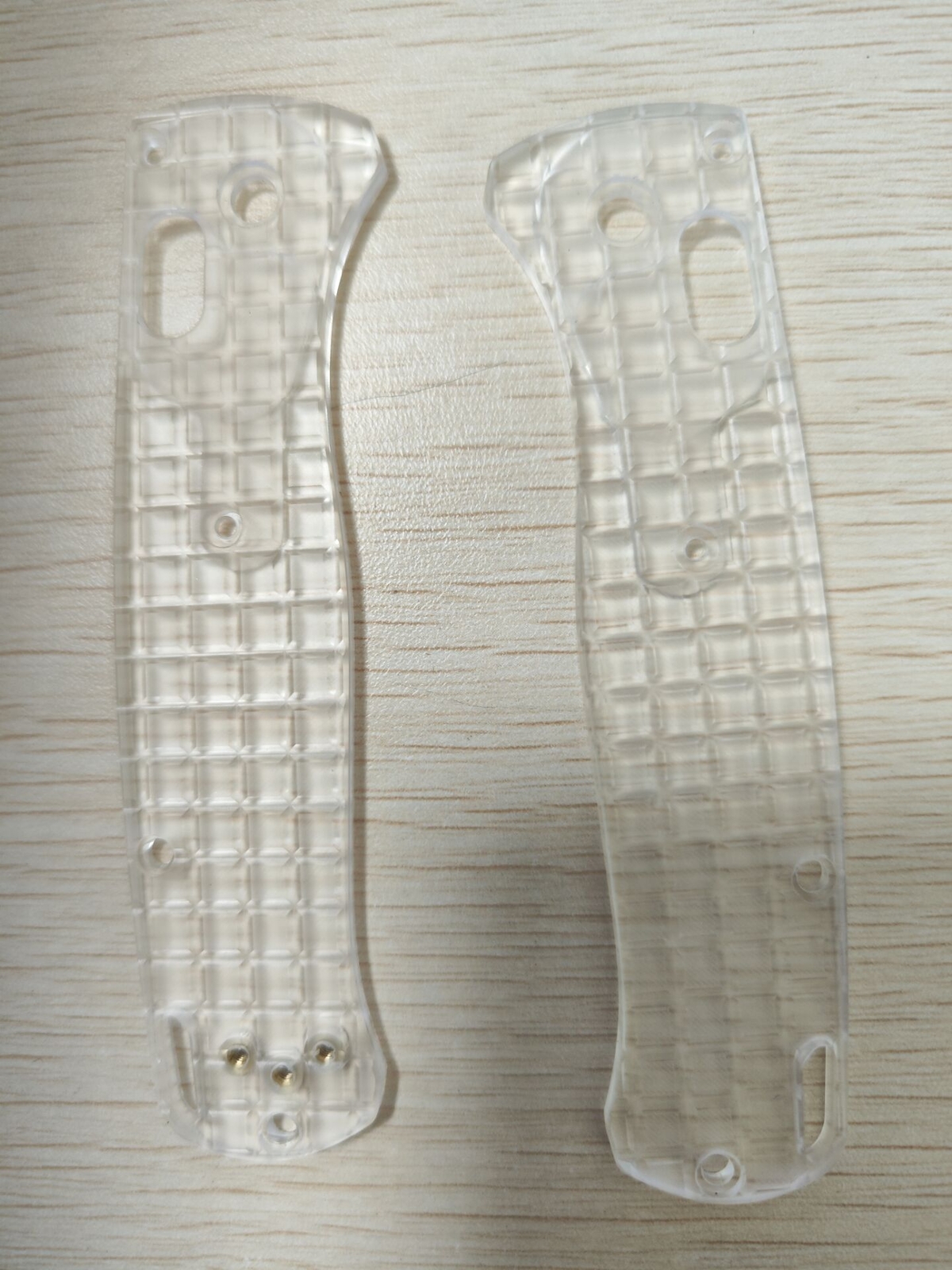 New 1 Pair Acrylic Handle Scales for Benchmade Bugout 535 Without Blade