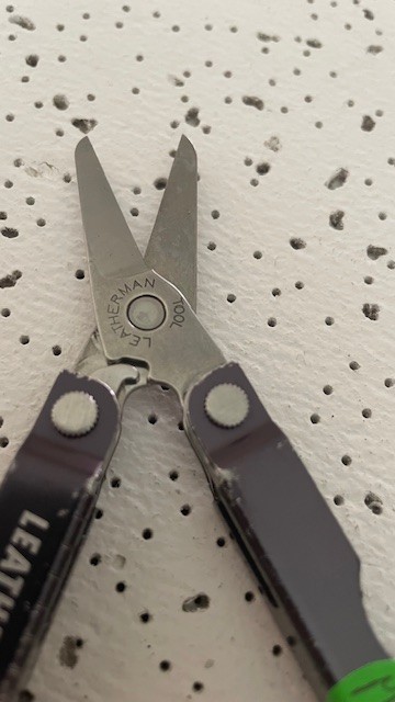 Leatherman Micra Scissors Knife Tweezers File Black Anodized Aluminum Multi tool