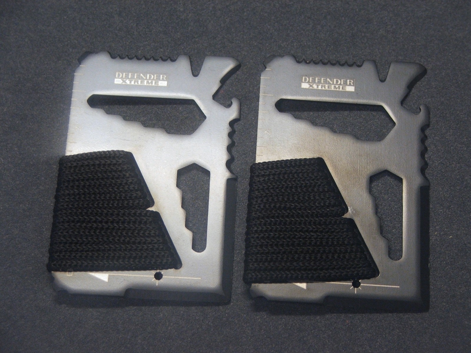 2 X Defender Xtreme Multi Function Credit Card Compact Survival Pocket Tool Kit