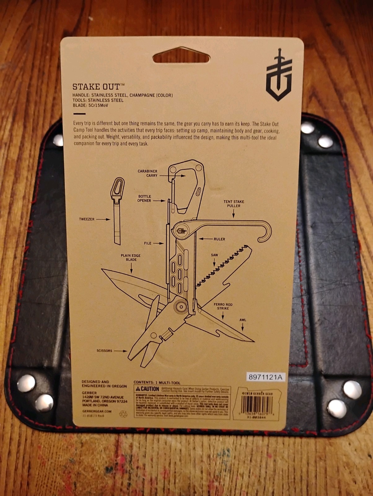 Gerber Stake Out Multi Tool 11 Tools In 1 2.5″ Stainless Steel Blade 3.9O.Z.