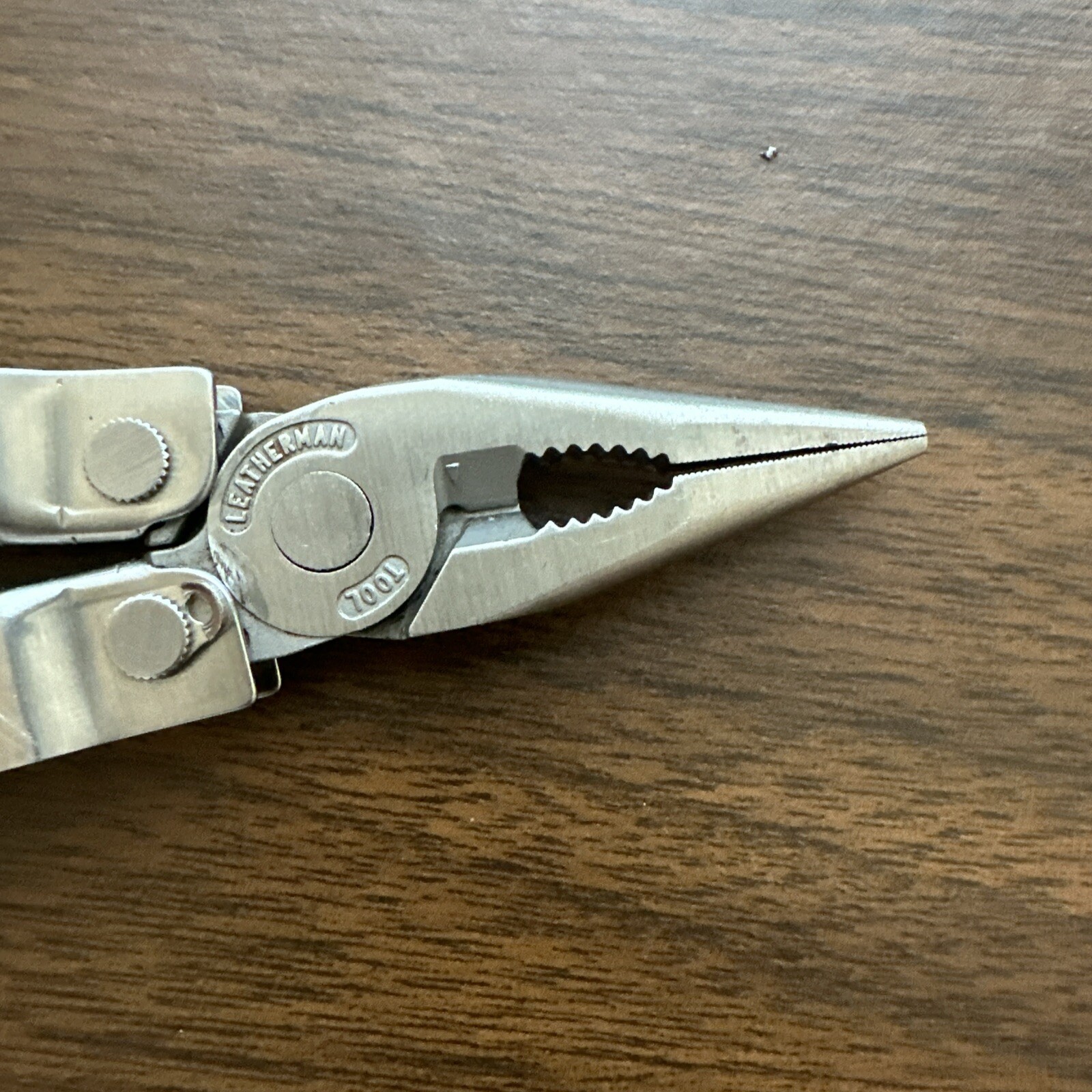 2002 “Siemens” Leatherman PST II Leather Sheath, Scissors, fish hook file, combo
