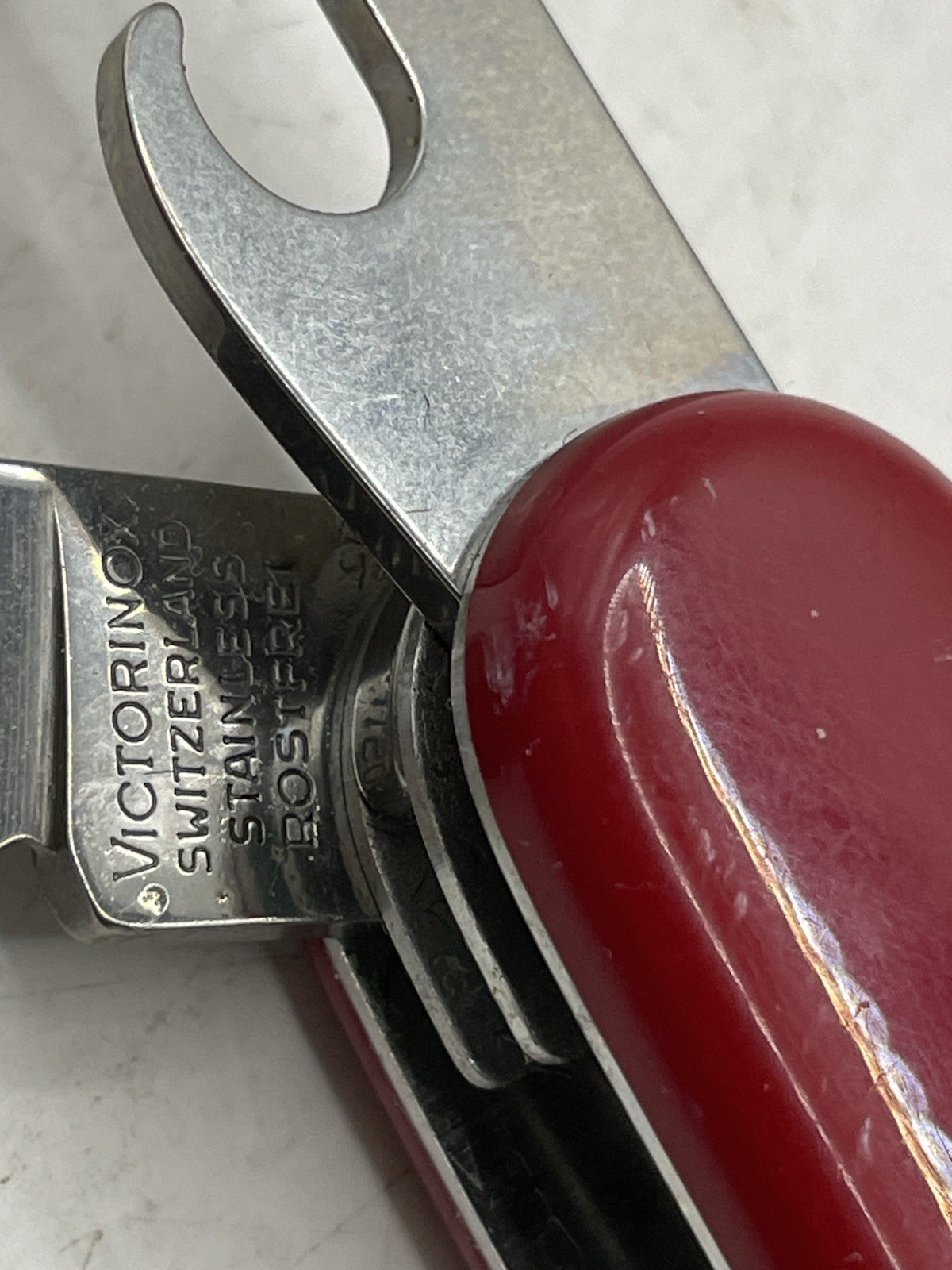 Swiss Army Original Knife Red SUPER TINKER Victorinox 8 Tools #B