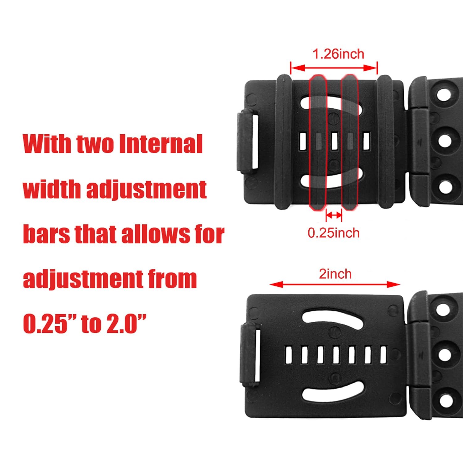 YCYU 2-Pack Knife Belt Clip Outdoor Loops Gun Blade Sheath Tool Lock with Mou…