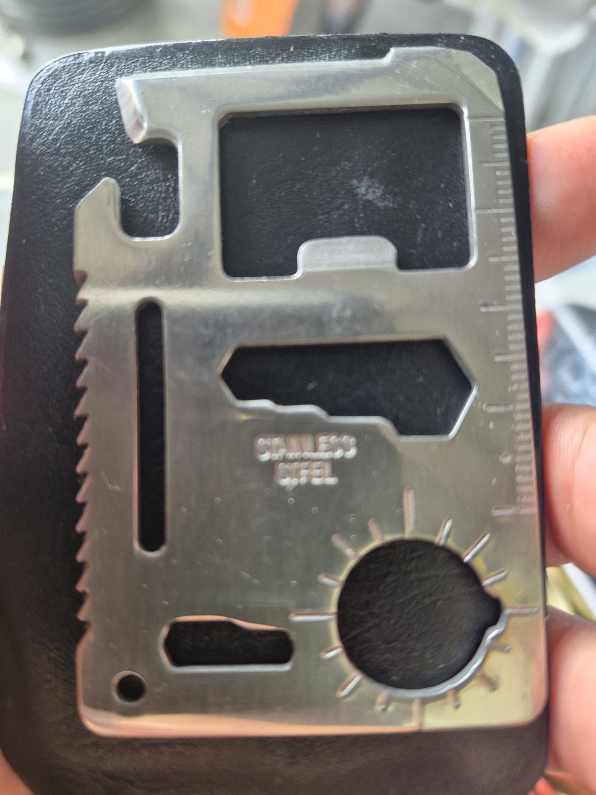 Multi Tool 11 in 1 Wallet Thin Survival Pocket Credit Card Knife