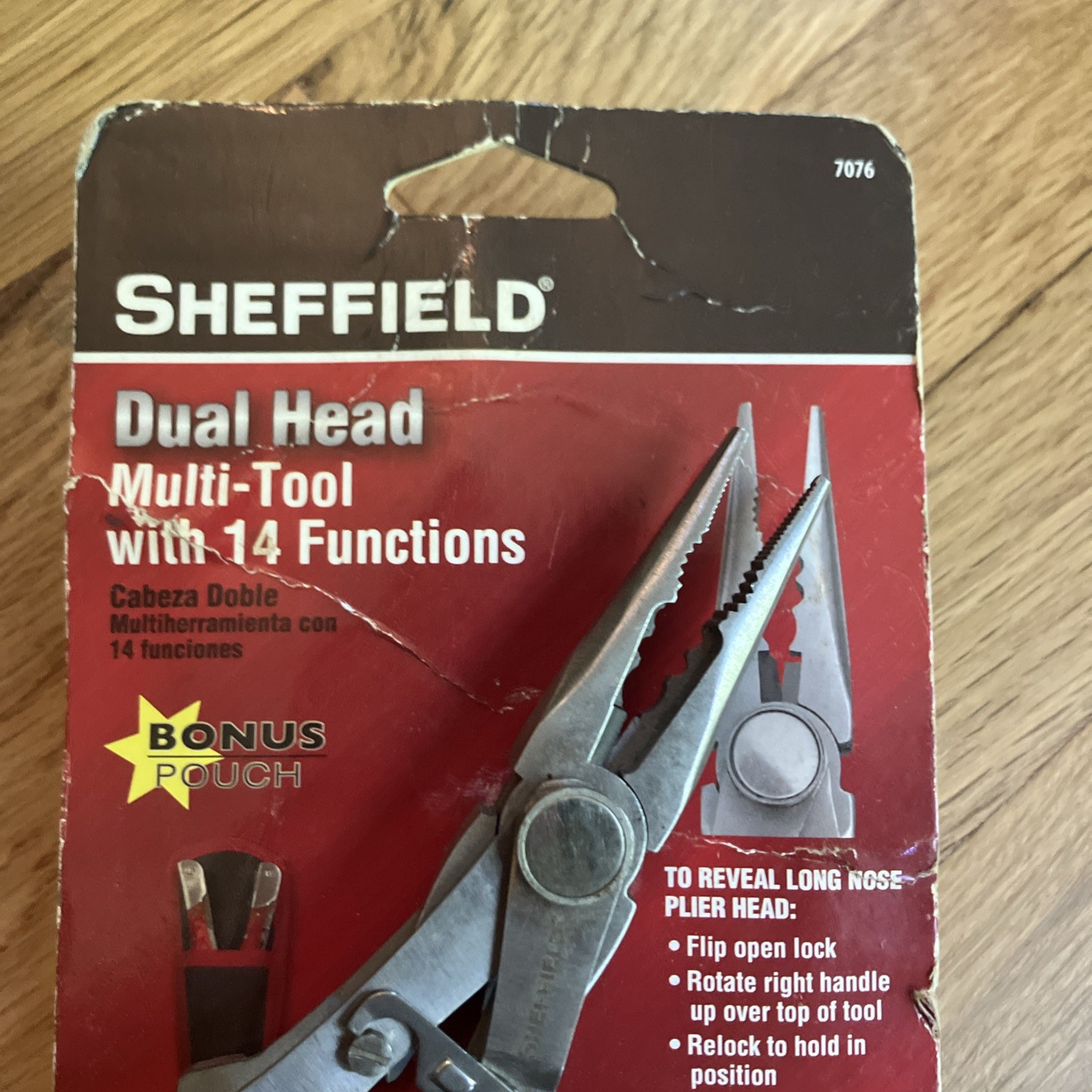 Sheffield Multi Tool With 14 Functions With Bonus Pouch Sealed On Card