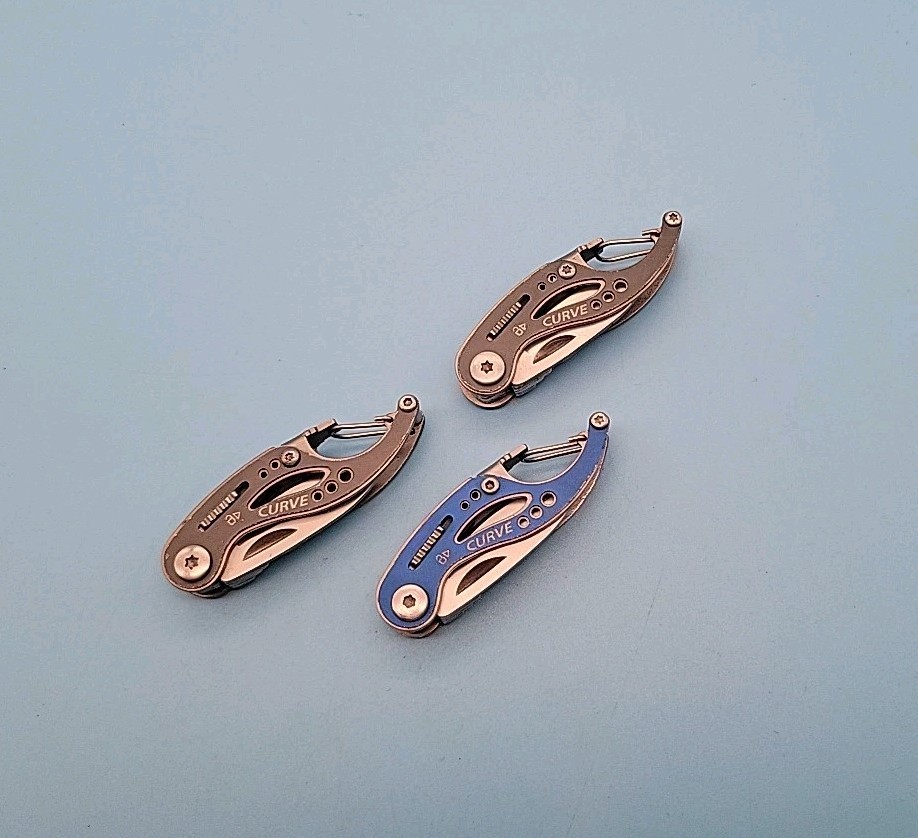 Gerber Curve Mini Multi-Tool – LOT OF 3 – Blade, File, Screwdrivers