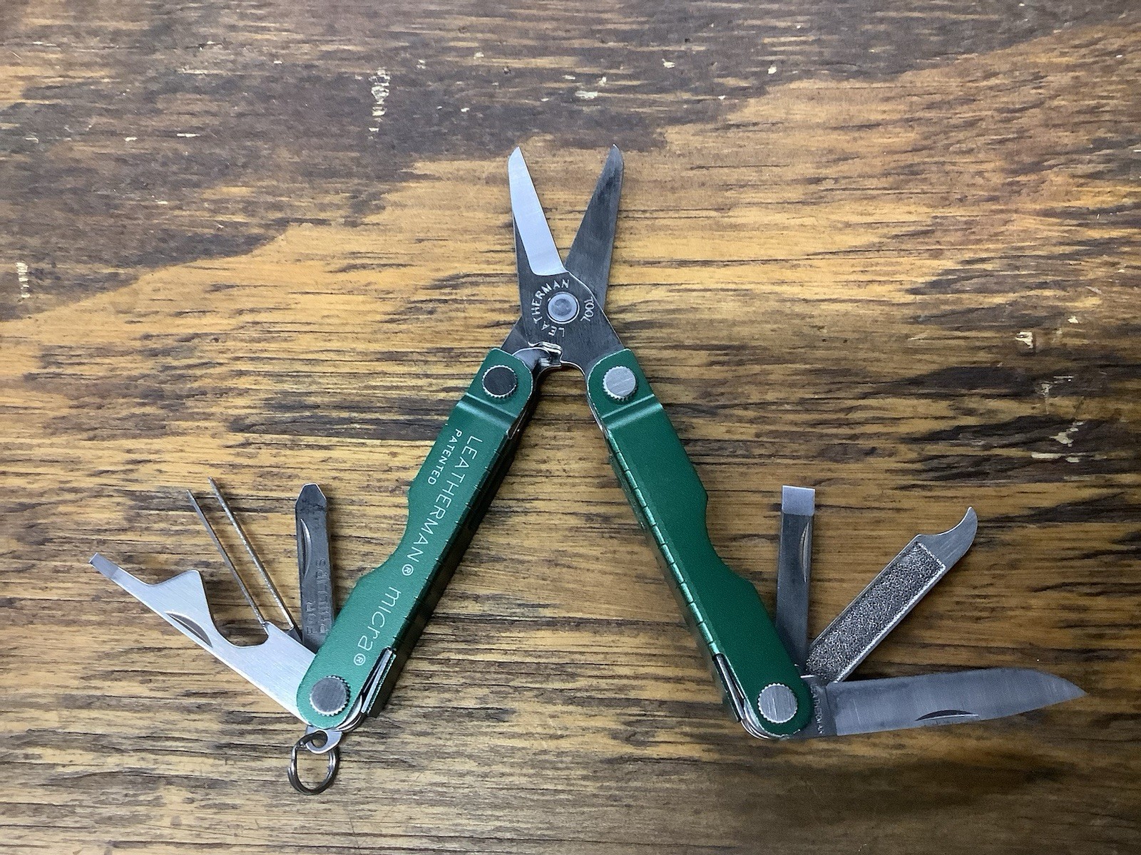 Leatherman Micra Green multi-tool Excellent USA Guidant Vitality Avt Advertising