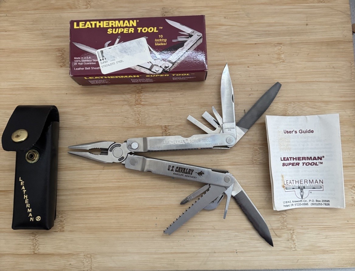 MINT NEW 94 Leatherman Original Super Tool Multitool 1st generation Super Tool