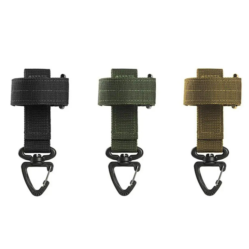 Outdoor Camping Glove Strap Hiking Nylon Ribbon Keychain Tacticals Triangle tool