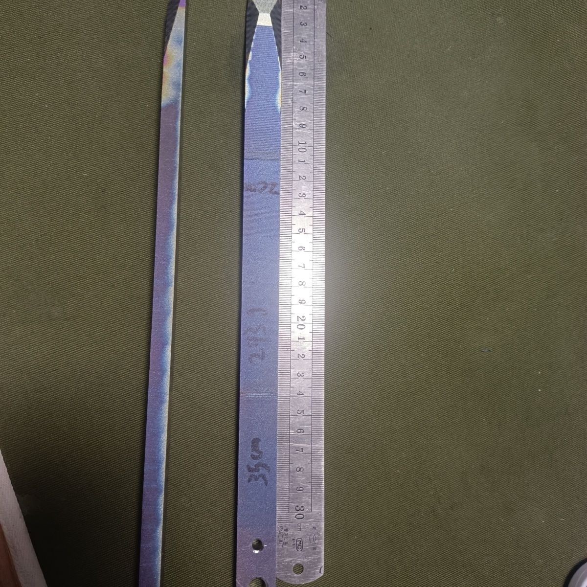 30cm Titanium alloy Pry Bar Blank High Strength Multi Tool Kit – Customize.