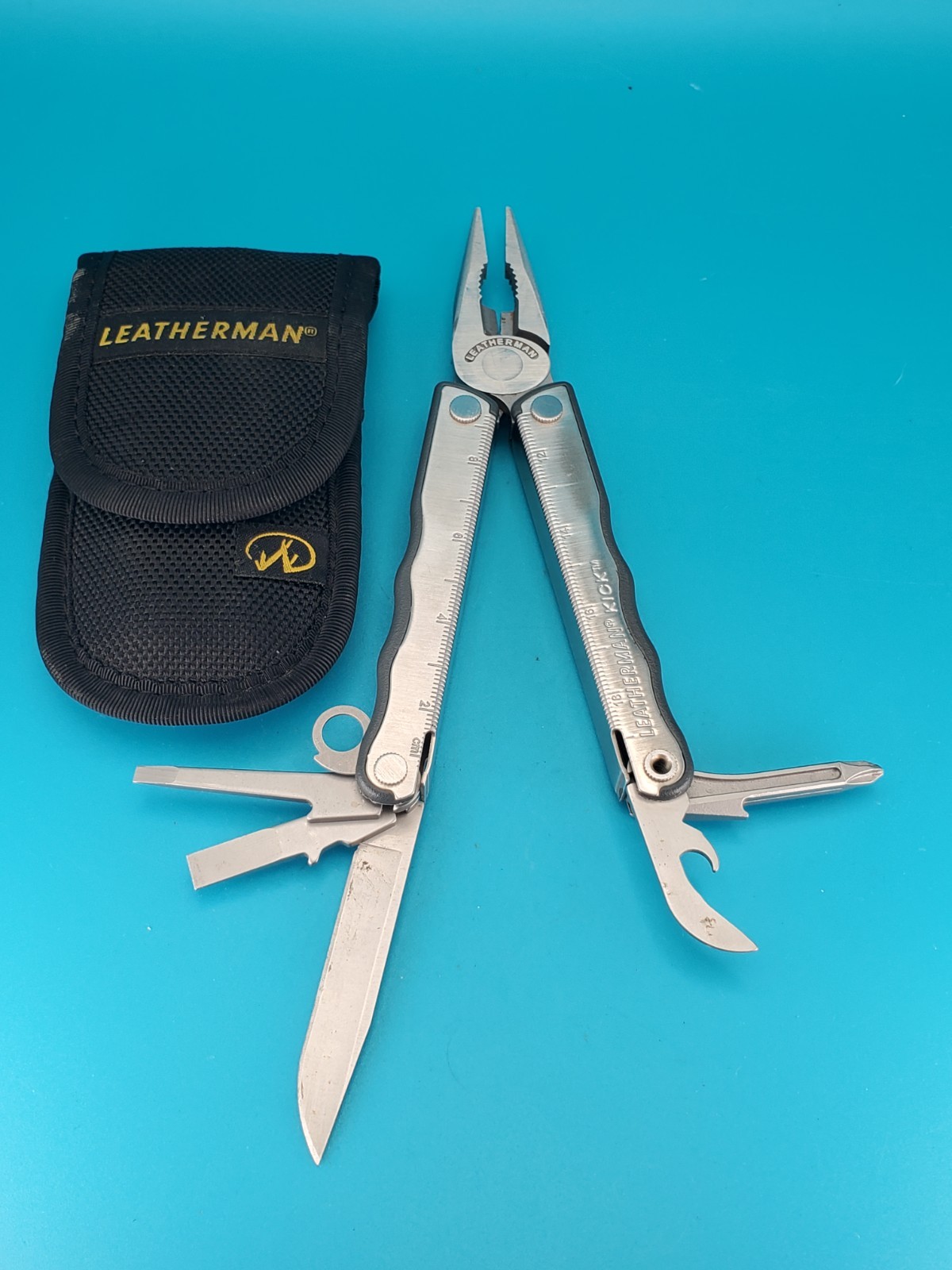 Leatherman Kick Multi-Tool, Knife, Pliers, Retired, Collectible!