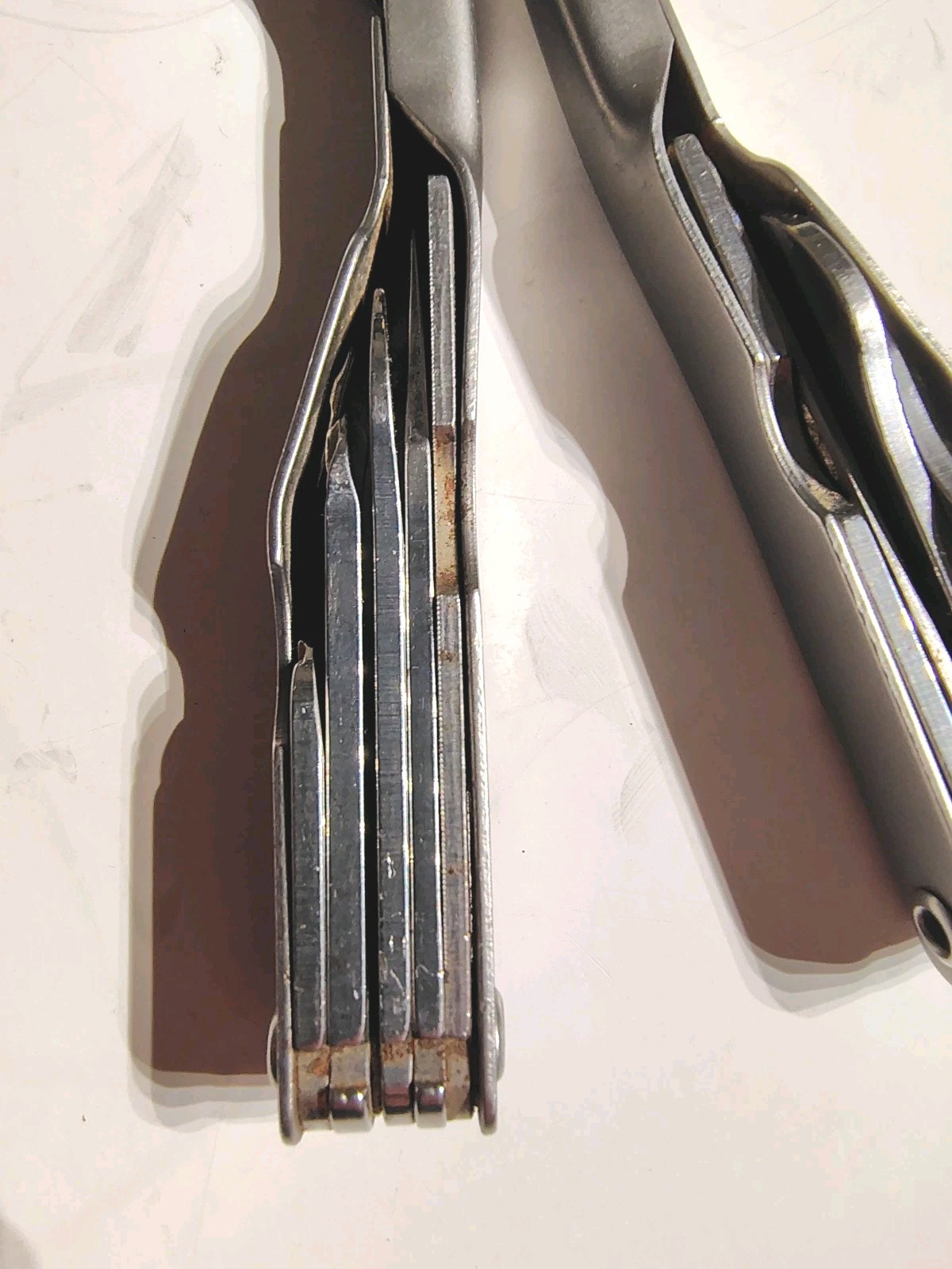 Vintage 90s Schrade USA Tough Tool Folding Multi-Tool Pliers (See Description)