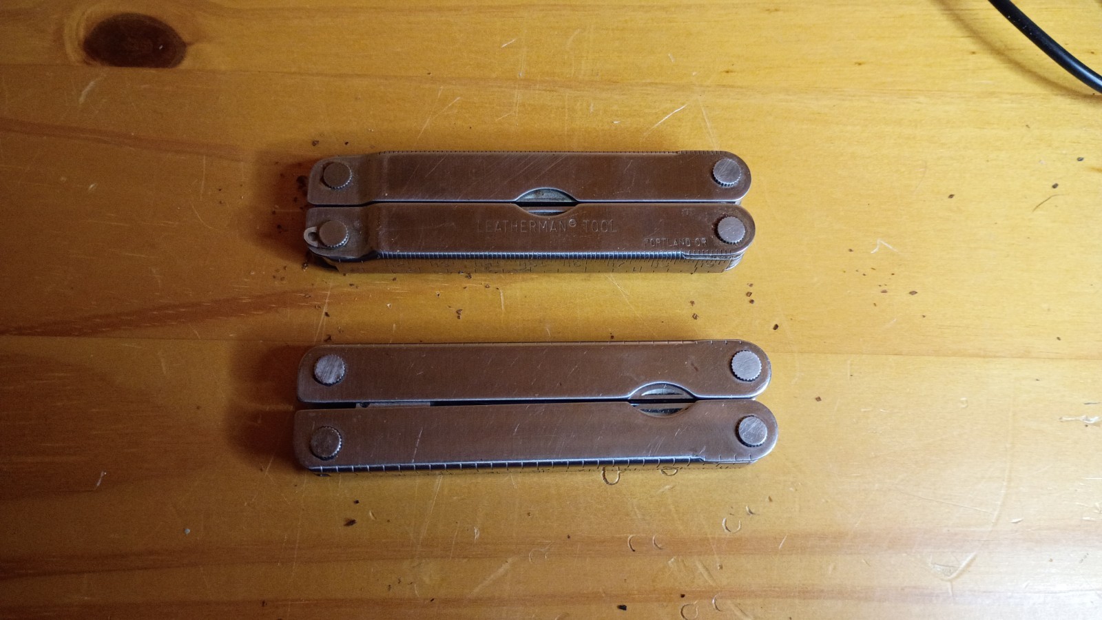 2 Set  style Vintage Original Leatherman Multi Tool- Portland Oregon