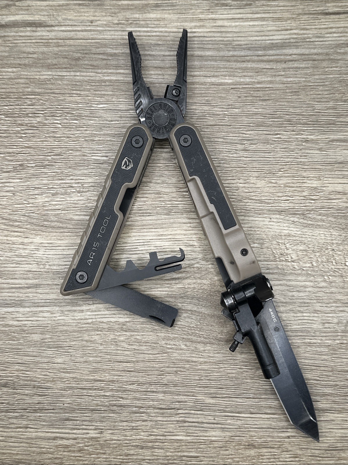 Real Avid Multi-Tool AR15 Hunting Rifle Tool Pliers Knife More!