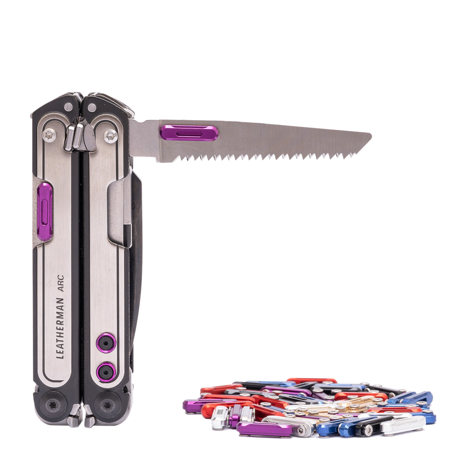 For Leatherman Free P2 P4 ARC Saw Thumb Grip Tabs Aluminum Copper Titanium