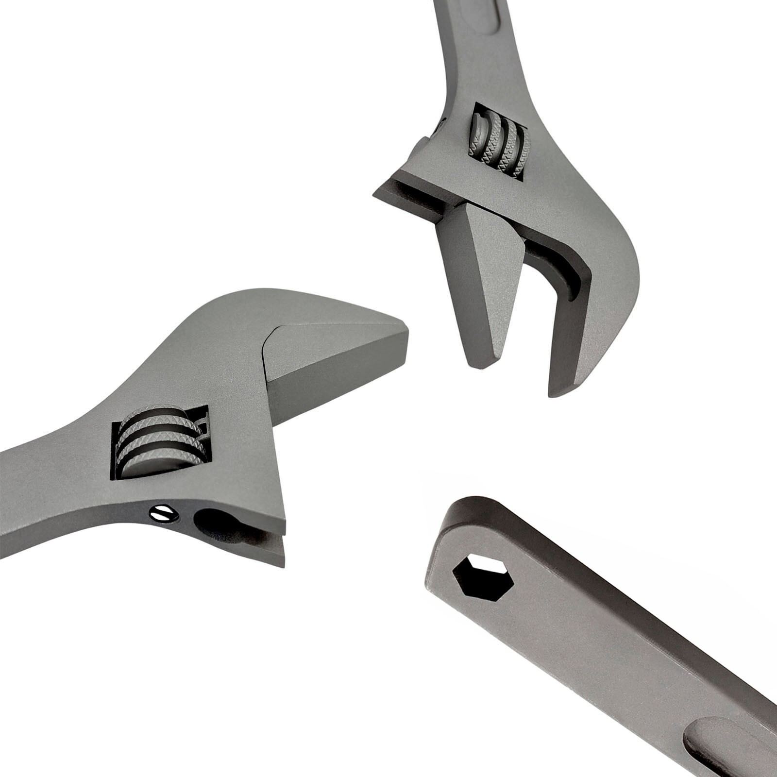 Titanium Wrench Adjustable Wrench Metal Wrench Multi-Tool Ti EDC Wrench