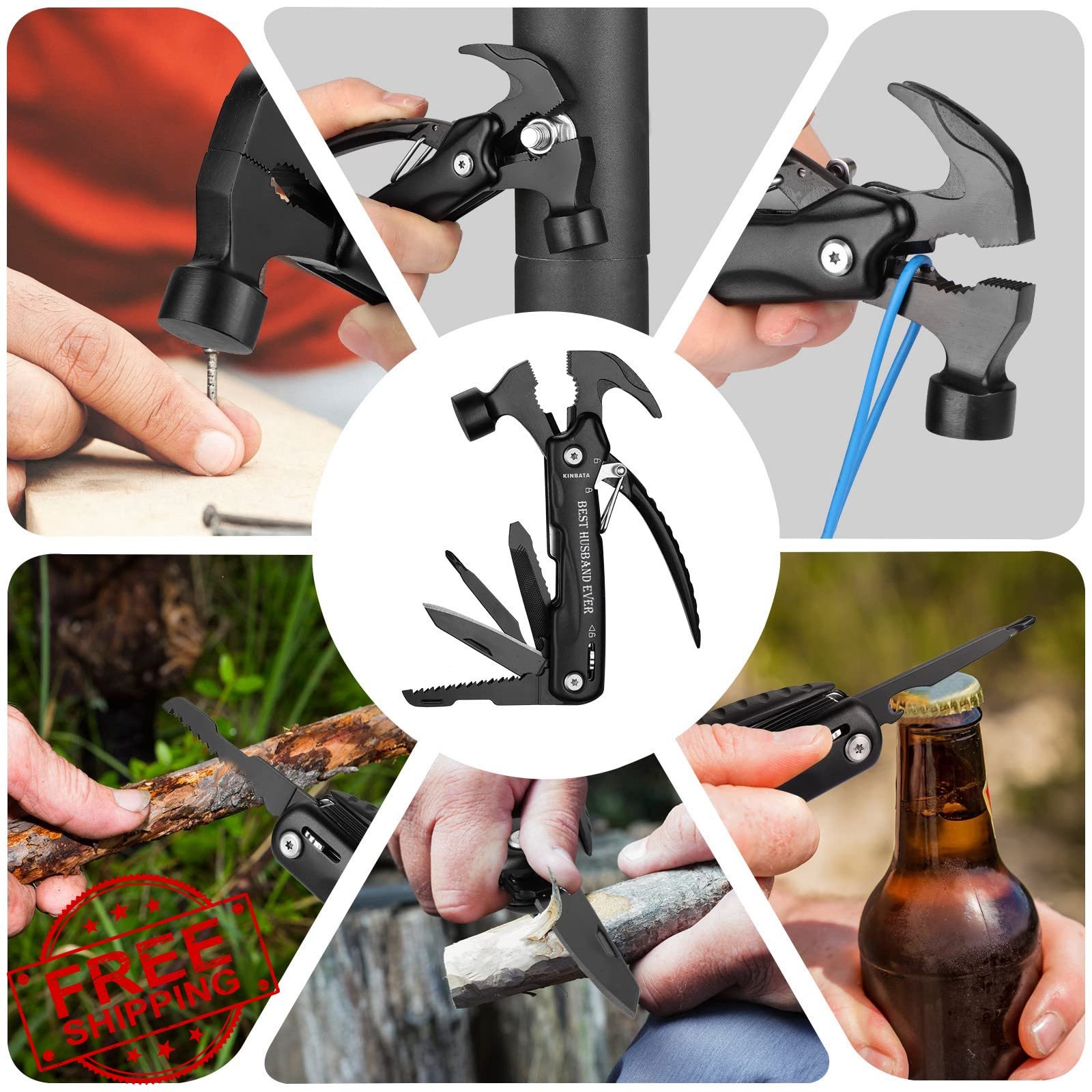 KINBATA Husband Multitool SET Anniversary Gift for Him