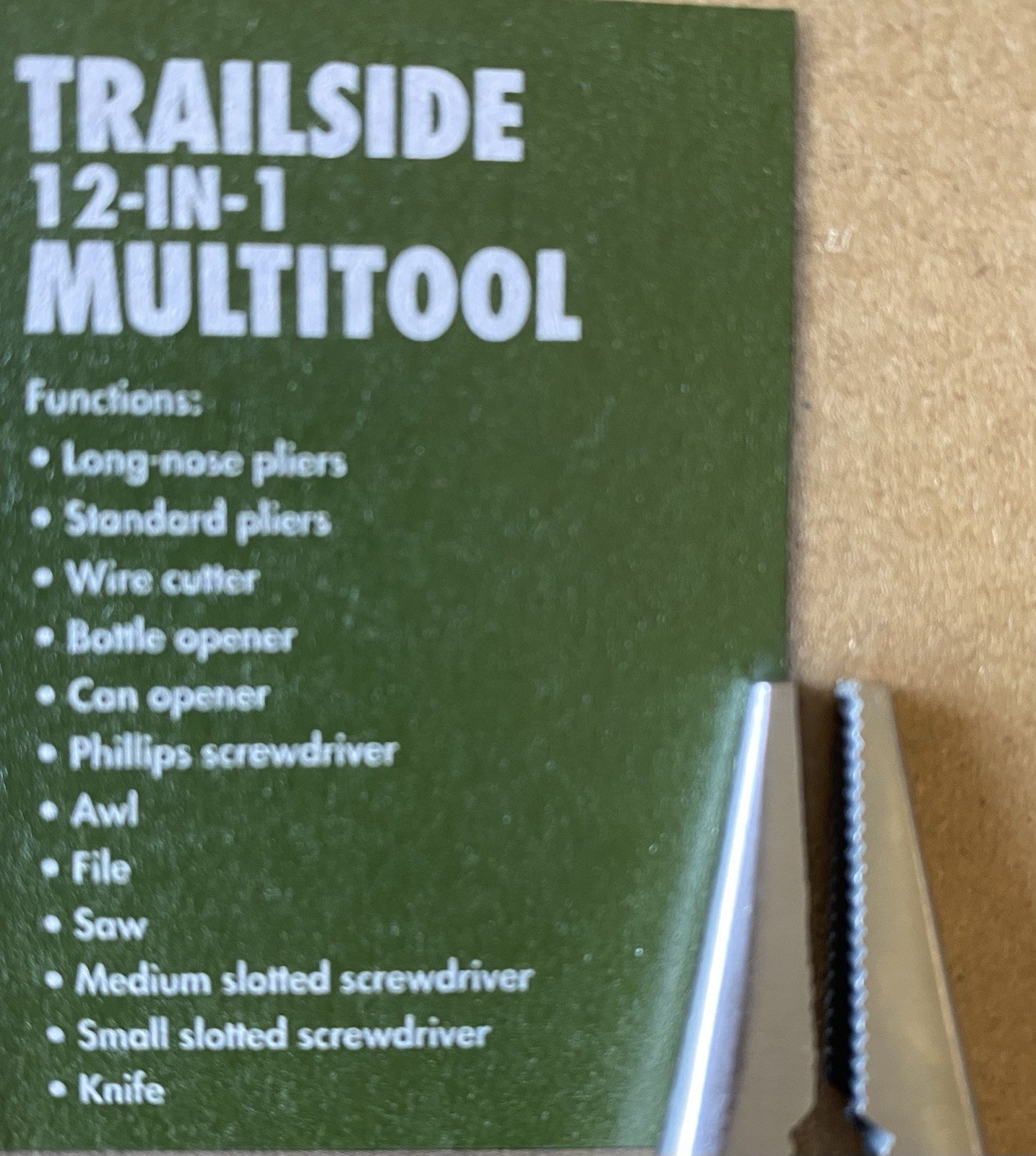 Ozark Trail 12-in-1 MultiTool Camo New Camping Knife Multi Tool New
