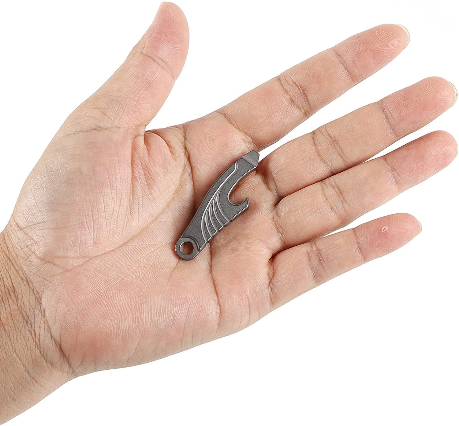Titanium Mini Pry Bar Multi Tool with Bottle Opener Screwdriver Tool and