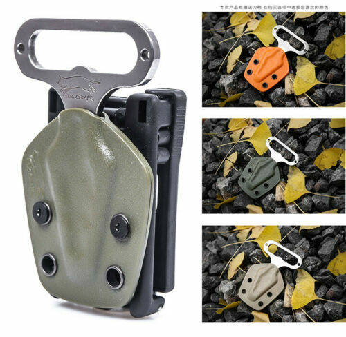 Stainless Steel Wrench Bottle Opener Tactical Key Chain Ring Crowbar Pry bar