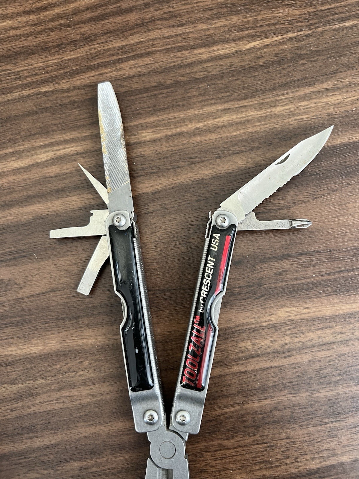 Crescent ToolZall Multi-Tool USA Needle Nose Pliers Fair *Needs Restoration