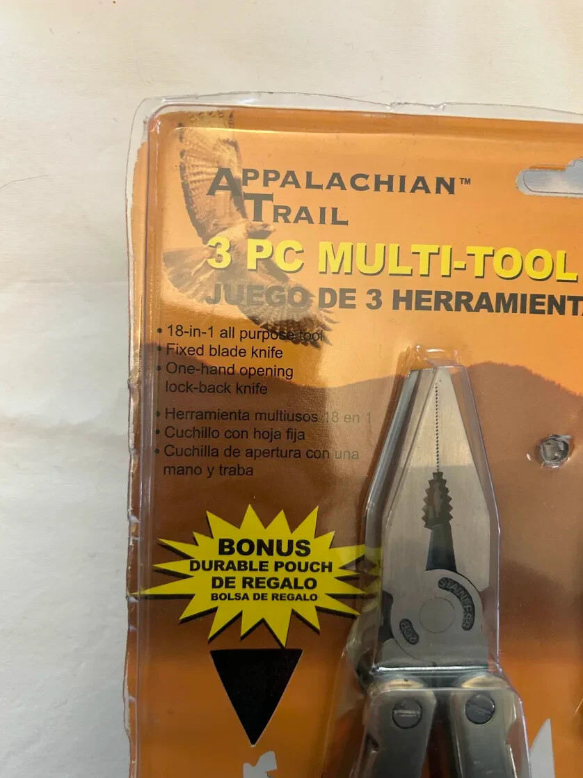 Appalachian Trail, 3-pc Multi-Purpose Tool Knife Set, Model #240812