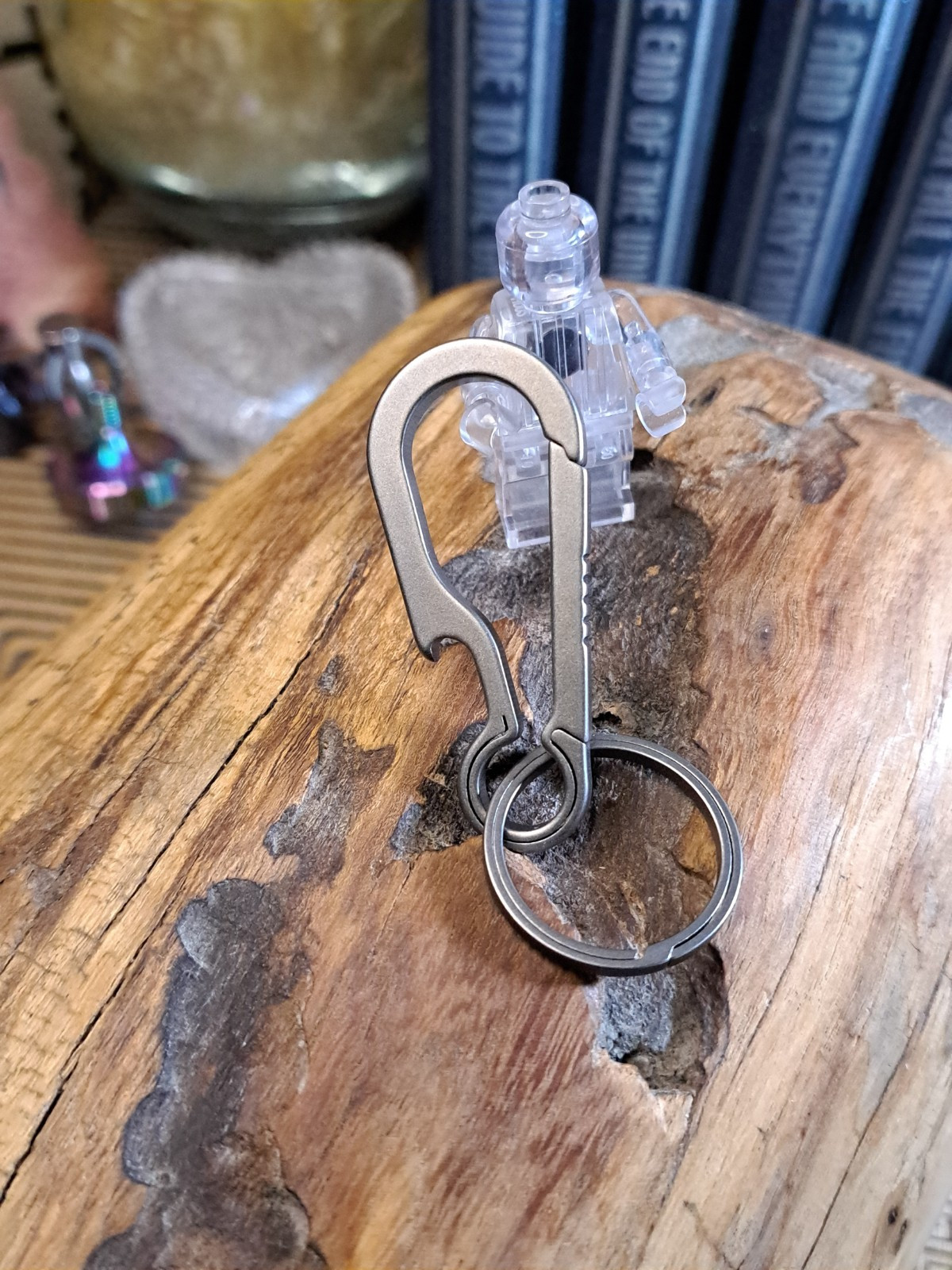 EDC Titanium Carabiner Keychain