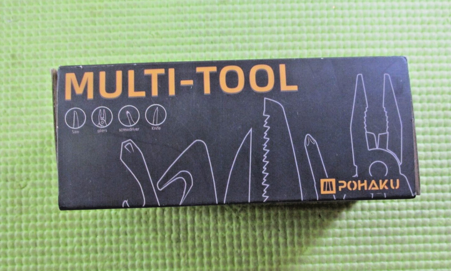 Multitool Knife, Pohaku 13 in 1 Pocket Multitool, Multi Tool with 3″ Large Blade