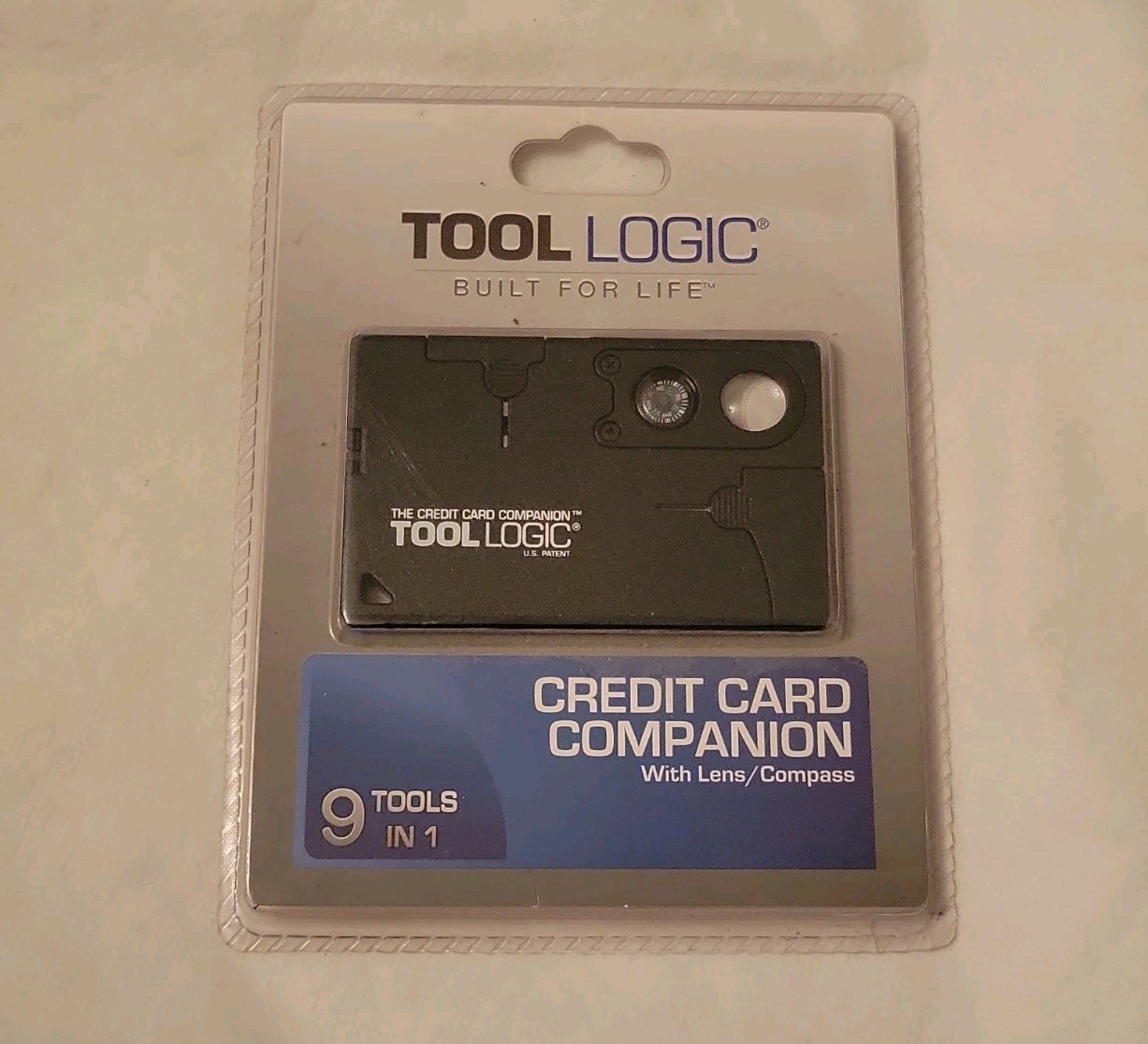 New TOOL LOGIC CC1SB Credit Card Companion w/ Compass/Bottle-Opener/Pocket Knife