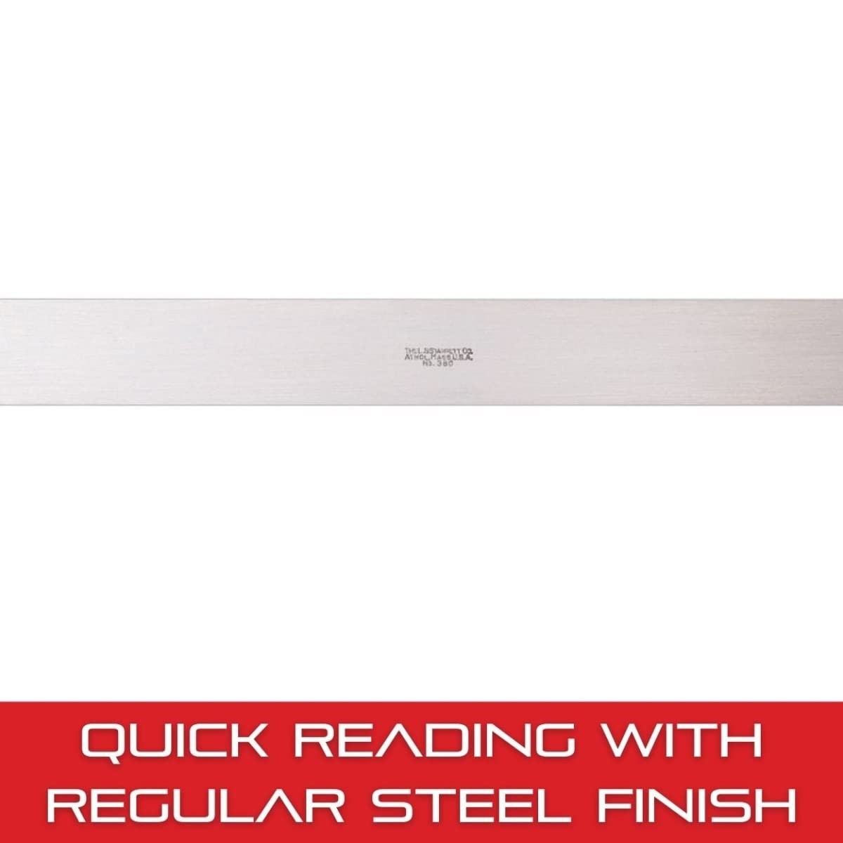 Accurate Alloy Steel Straight Edge 12″ – USA Crafted, Rigid Finish
