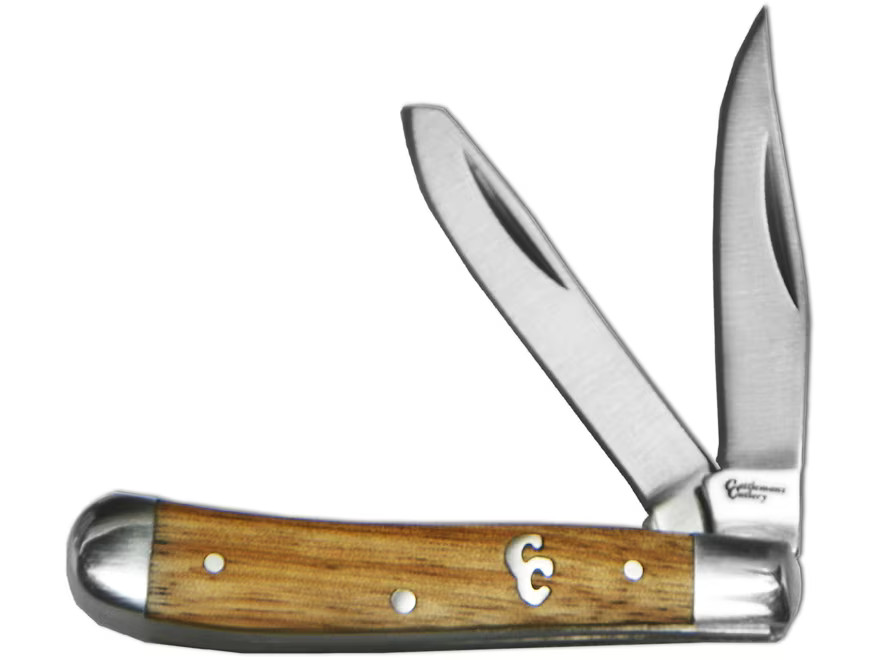 American Buffalo Knife & Tool Sagebrush Peanut Trapper Pocket Knife 2.25″