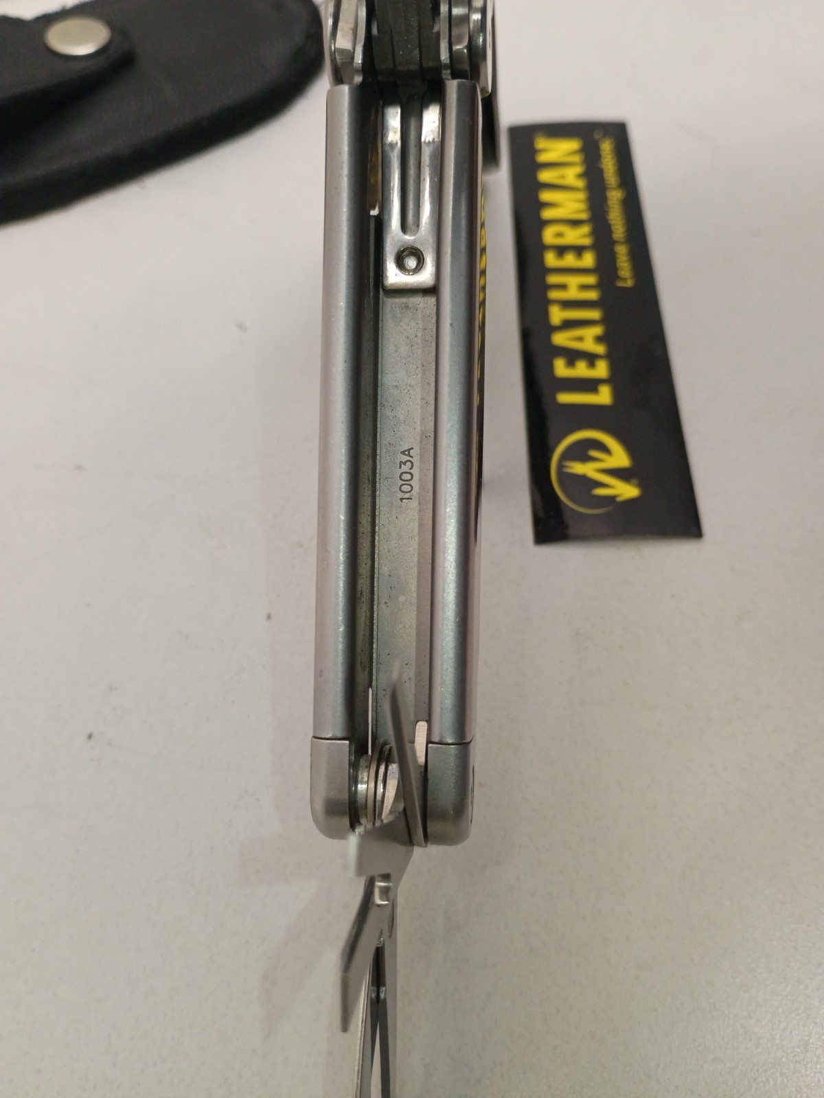 Vintage Leatherman Wave 1st Gen Multi Tool Pat Pend Custom Leather Sheath Case