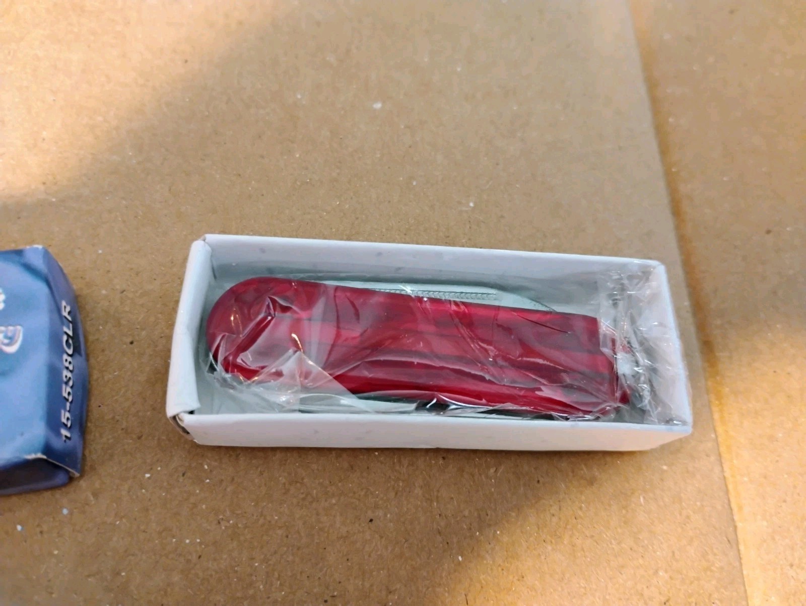 Frost Cutlery Swiss Style Knife (multi Function) 15-538CLR Red Clear New in Box