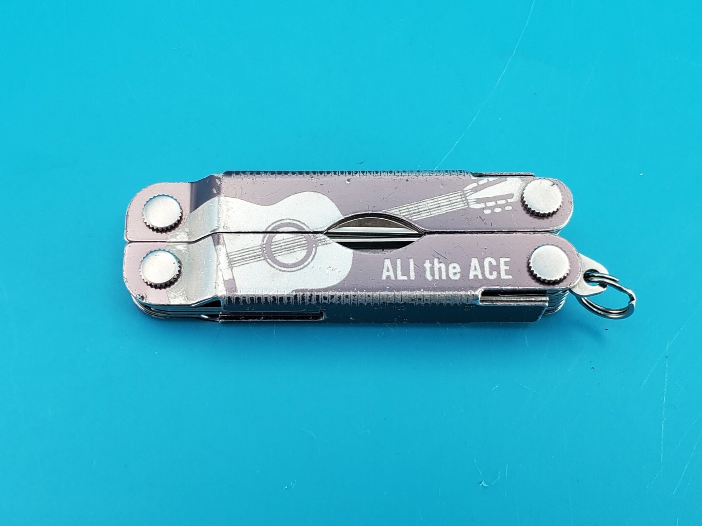Leatherman Micra Multi-Tool, Knife, Scissors, Key Ring, Gray! GUITAR ALI THE ACE