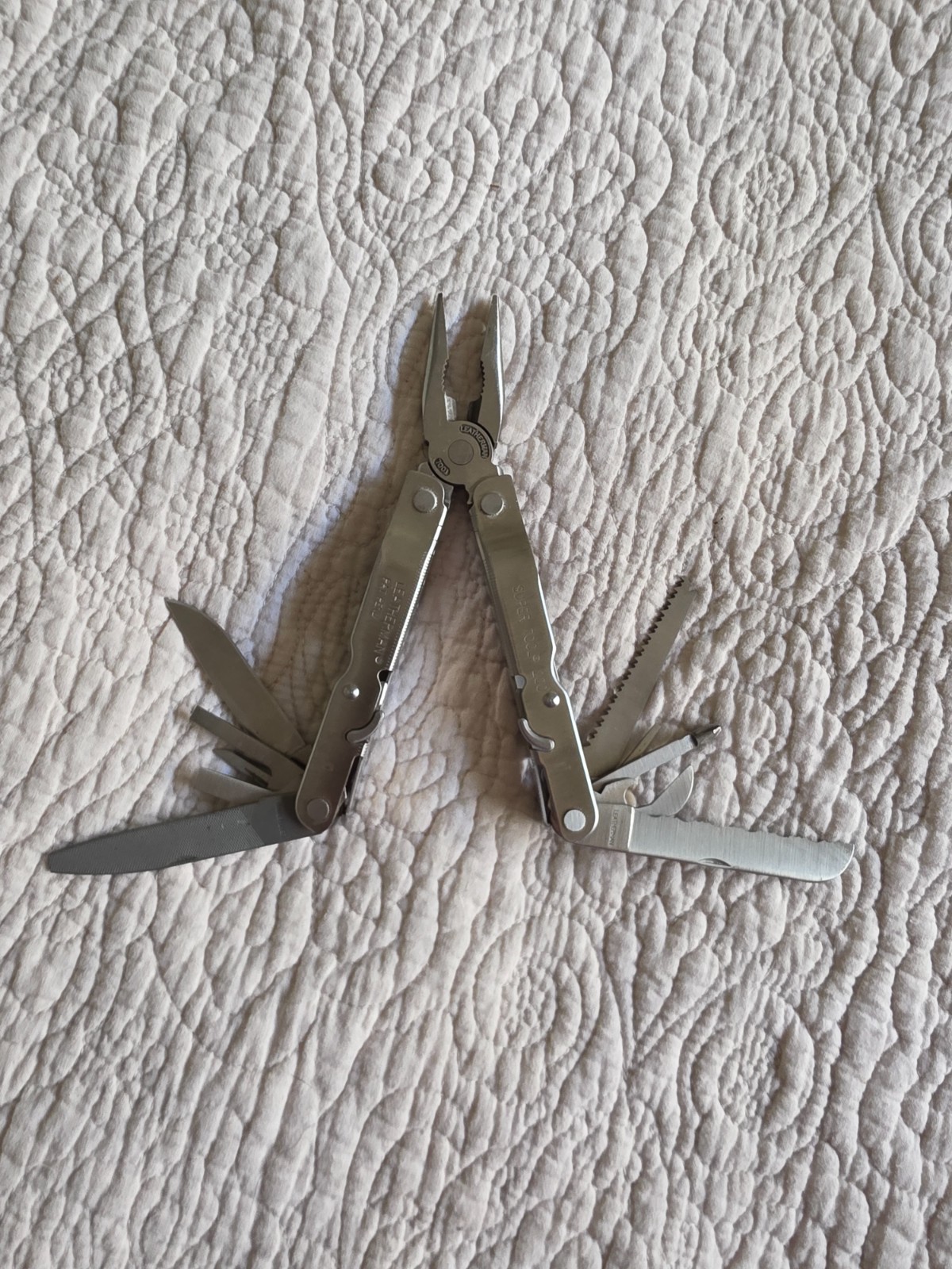 Leatherman Supertool 200 w/Leather Sheath Discontinue Retired Great condition