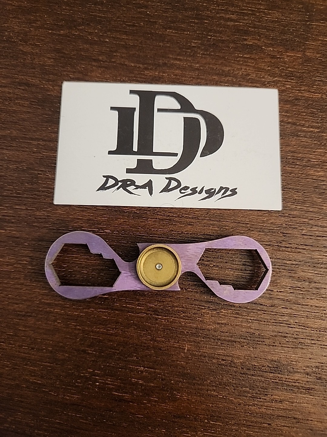 Dra Designs Sv Multitool Spinner In Titanium Purple Anodization