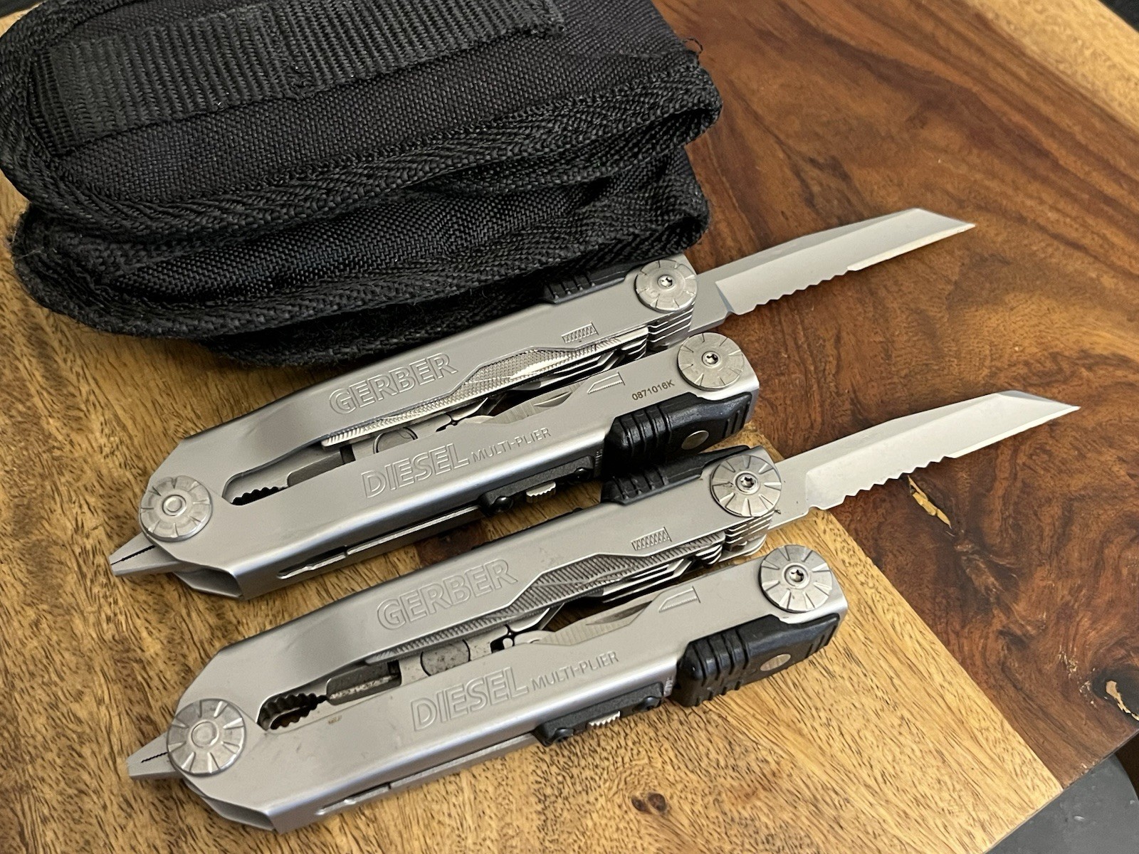 Gerber Multi Tool DIESEL SUPER Nice! w/Gerber Sheath TSA Confiscated (Lot Of 2)