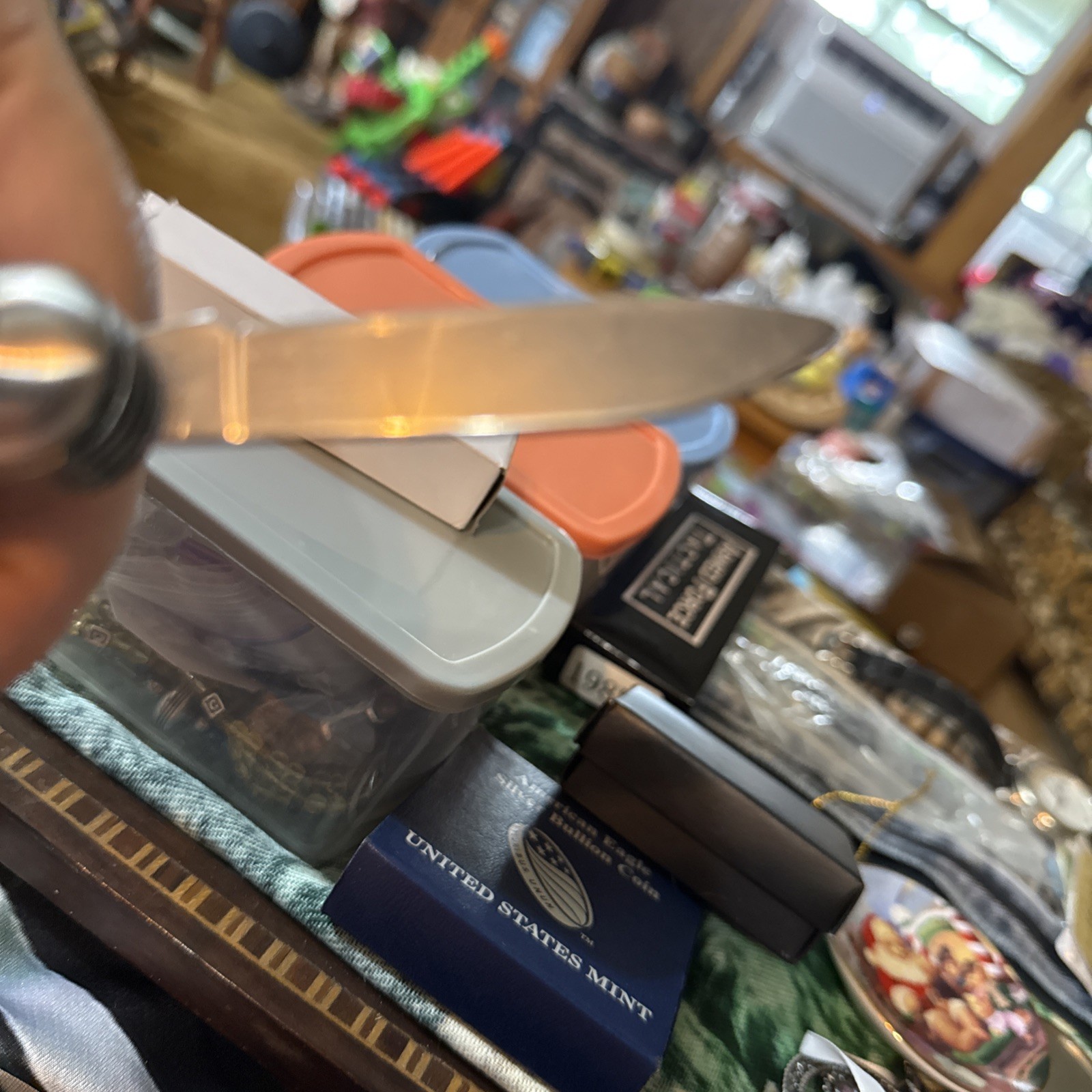Stainless Steel Multi Function Knife-(Swiss) Camp, Hunt, Fish, Hike, Scout