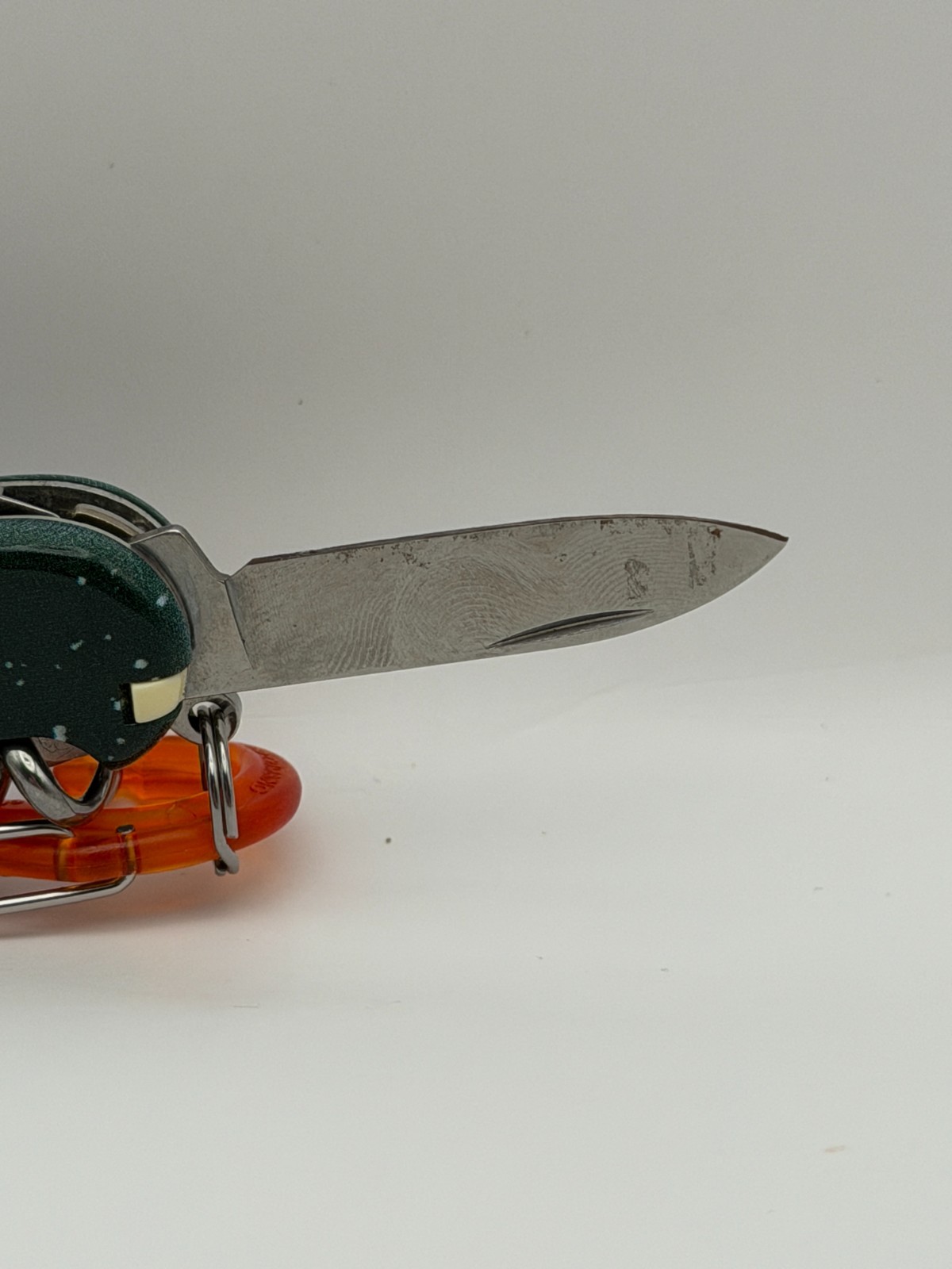 Victorinox LL Bean Camper Swiss Army Knife Rare Green Speckle Exclusive Edition