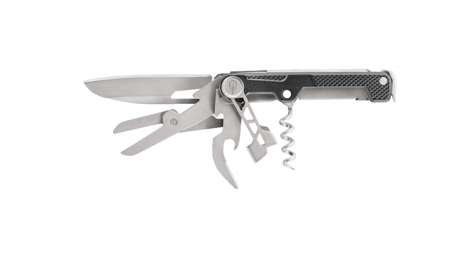 Gerber Armbar Cork -Onyx Multi Tool Knife Scissors Bottle Opener pry bar 3829