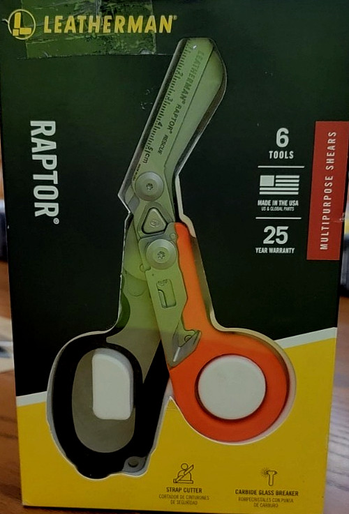 New Leatherman Raptor Rescue Emergency Shears NEW Orange / Black Last one!