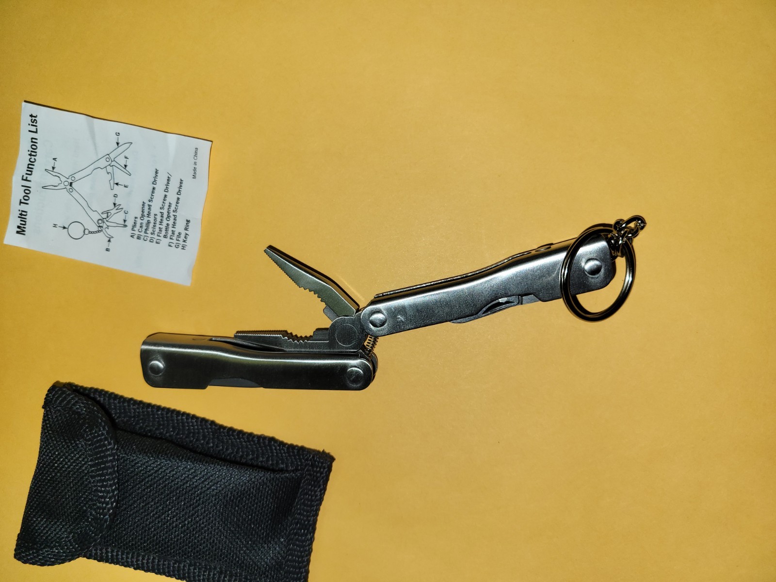 Multi-Tool – Stainless Steel like a toolbox full of functionality
