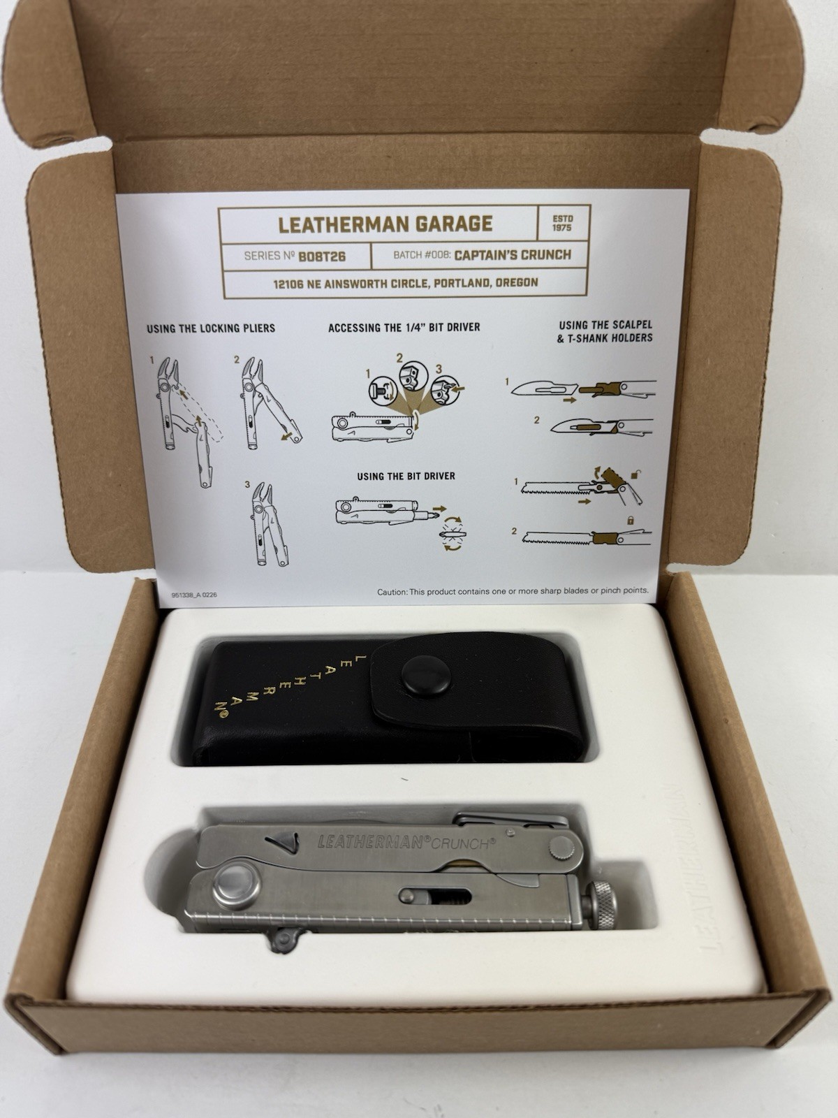 Leatherman Garage Batch #008 Final Edition Captain’s Crunch – IN HAND